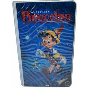 Walt Disney’s Pinocchio VHS Video Padded Clamshell Case 239 V The Classics